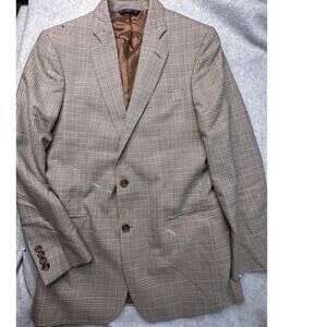 Brooks Brothers Madison Fit Plaid Sport Coat Blazer 100% Wool Men's Size 40L